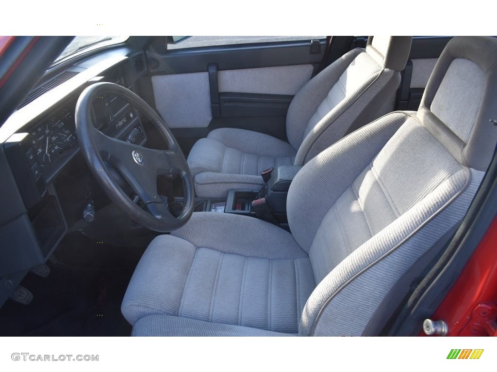 Grey Interior 1987 Alfa Romeo Milano Gold Photo #138506925