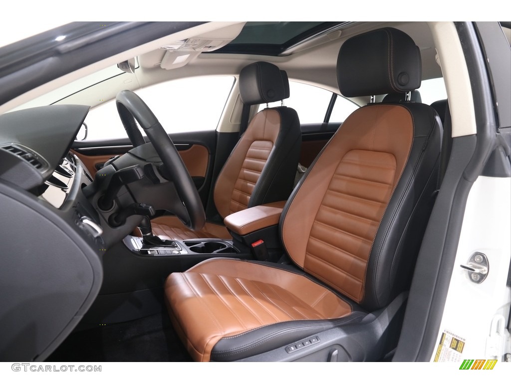 Truffle/Black Two Tone Interior 2017 Volkswagen CC 2.0T R Line Photo #138507009