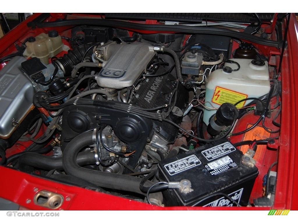 1987 Alfa Romeo Milano Gold 2.5 Liter SOHC 12-Valve V6 Engine Photo #138507012