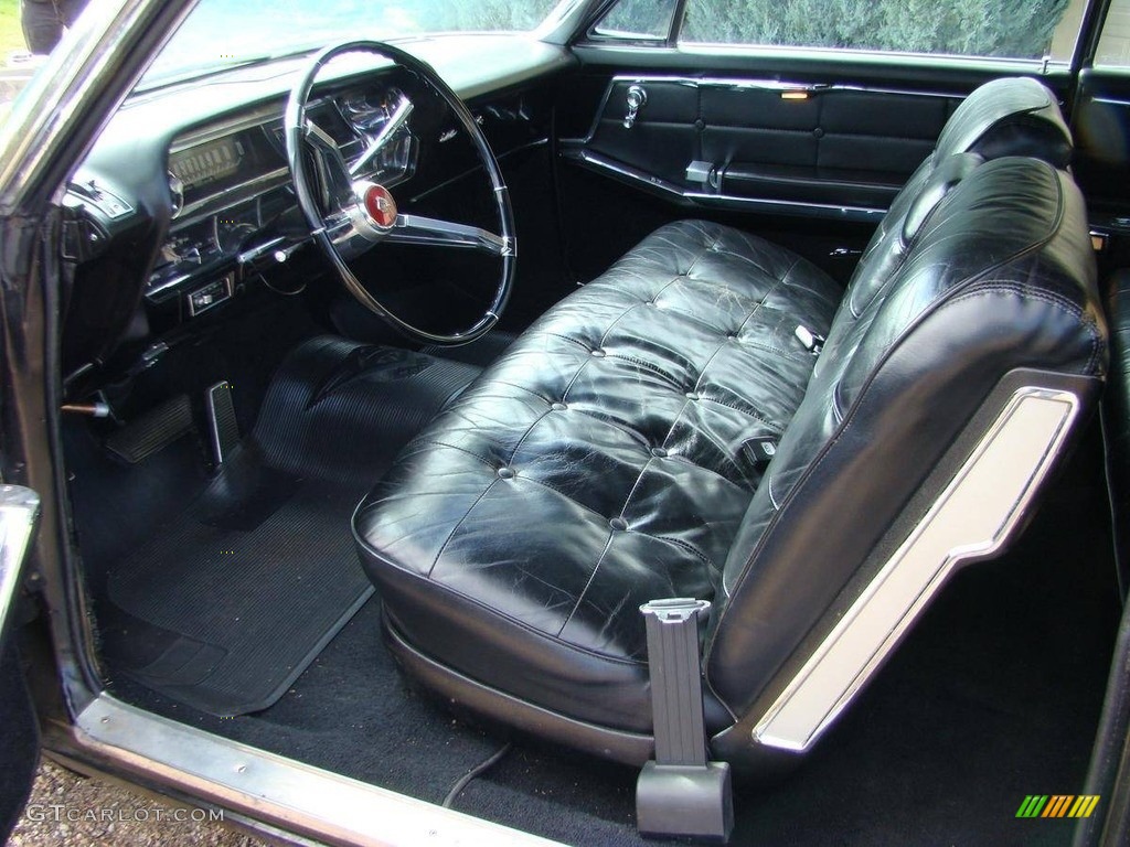 Black Interior 1963 Cadillac Series 62 Convertible Photo #138507171