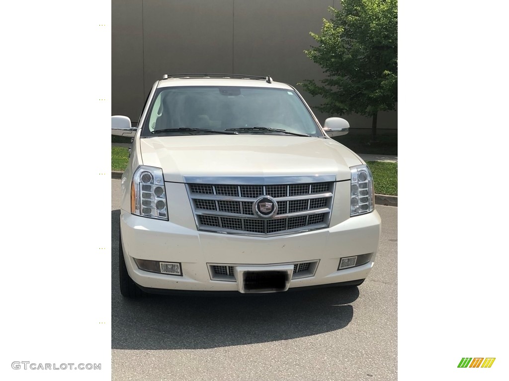 2009 Escalade AWD - White Diamond / Ebony/Ebony photo #4