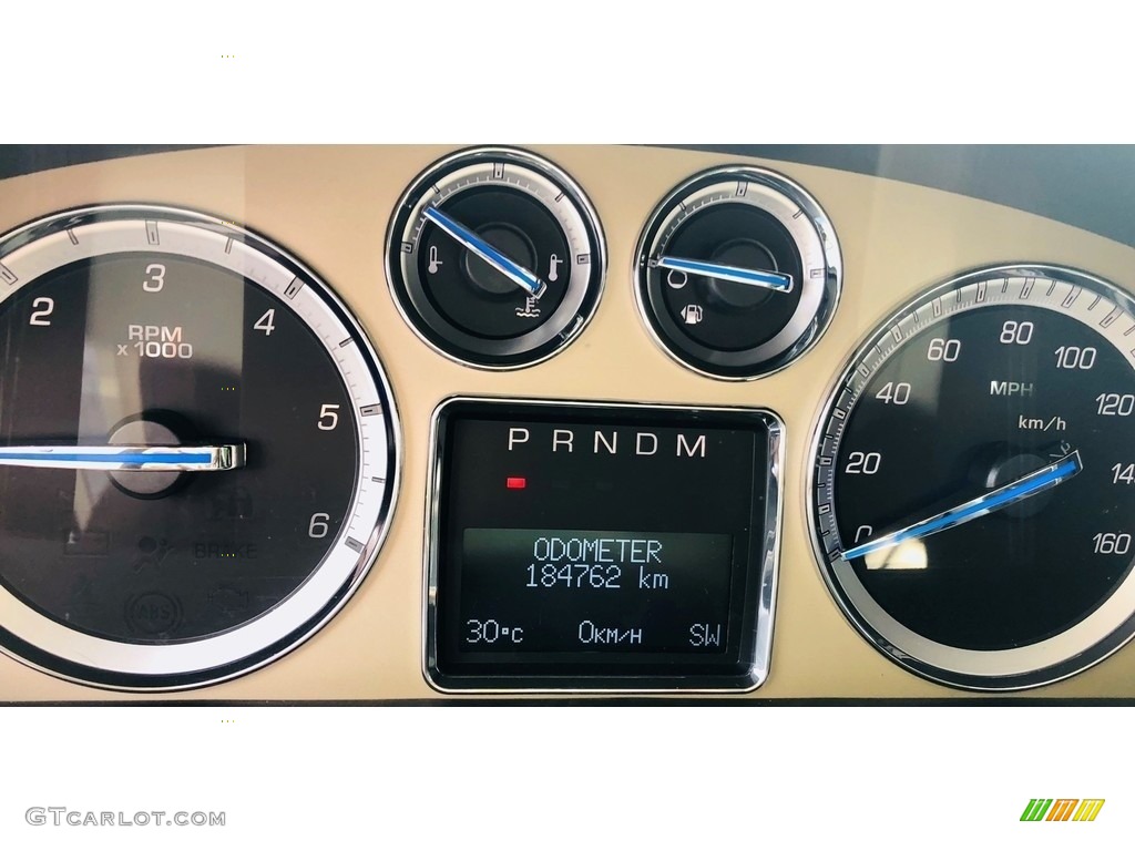 2009 Cadillac Escalade AWD Gauges Photo #138507513