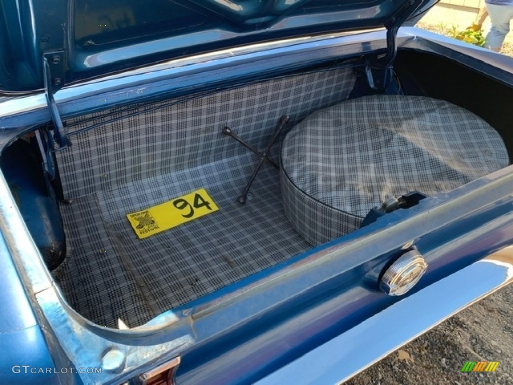 1968 Mustang Convertible - Acapulco Blue Metallic / Parchment photo #13