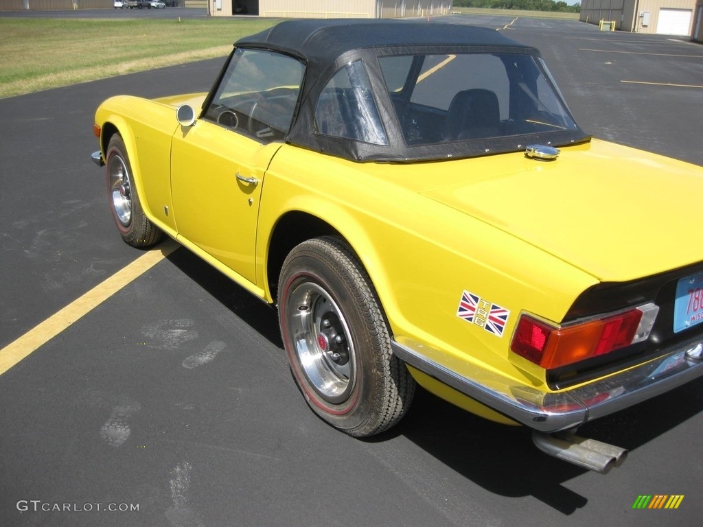 Yellow 1972 Triumph TR6 Standard TR6 Model Exterior Photo #138508707