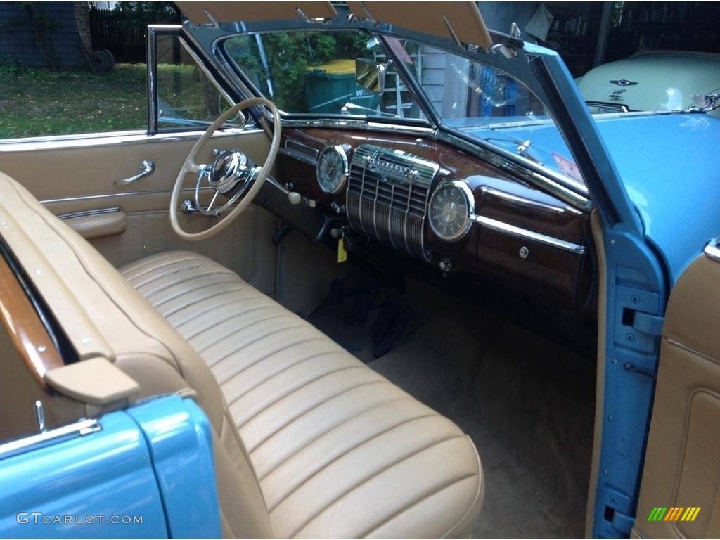 1941 Cadillac Series 62 Convertible Tan Dashboard Photo #138508758