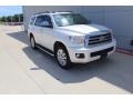 2014 Blizzard Pearl White Toyota Sequoia Platinum  photo #2