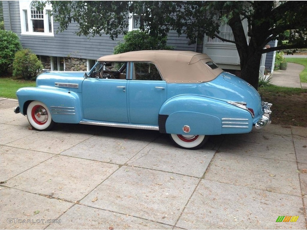 Sky Blue 1941 Cadillac Series 62 Convertible Exterior Photo #138509067