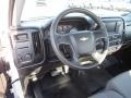 Dark Ash/Jet Black 2016 Chevrolet Silverado 1500 WT Regular Cab Steering Wheel