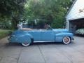 Sky Blue 1941 Cadillac Series 62 Convertible Exterior