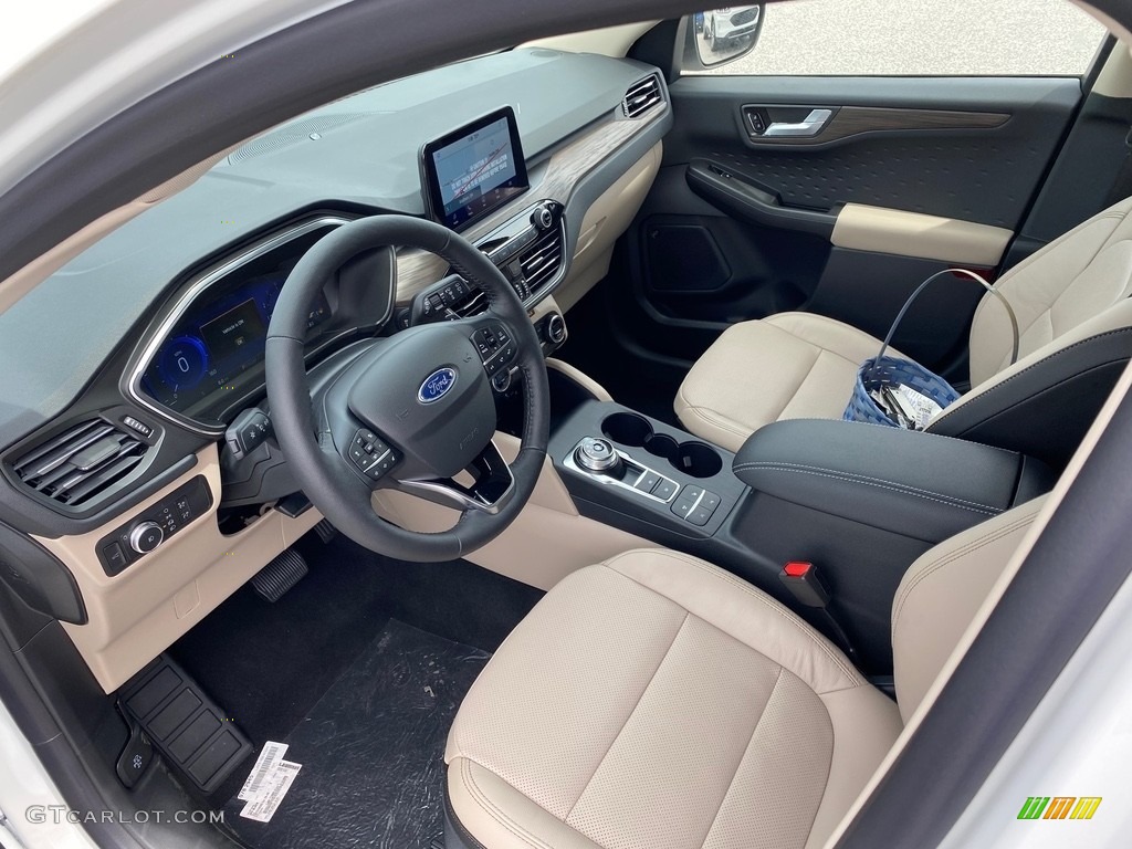 Sandstone Interior 2020 Ford Escape Titanium 4WD Photo #138509268
