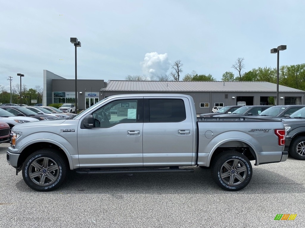 2020 F150 XLT SuperCrew 4x4 - Iconic Silver / Medium Earth Gray photo #2