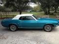 1969 Gulfstream Aqua Ford Mustang Convertible  photo #1