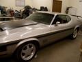 Silver 1971 Ford Mustang Mach 1