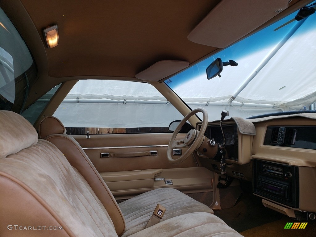 Saddle Tan Interior 1986 Chevrolet El Camino Conquista Photo #138510675