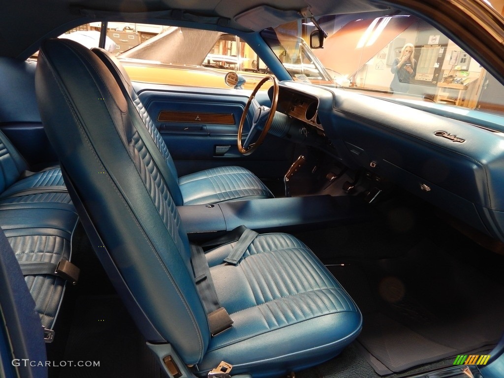 Blue Interior 1970 Dodge Challenger R/T Coupe Photo #138512481