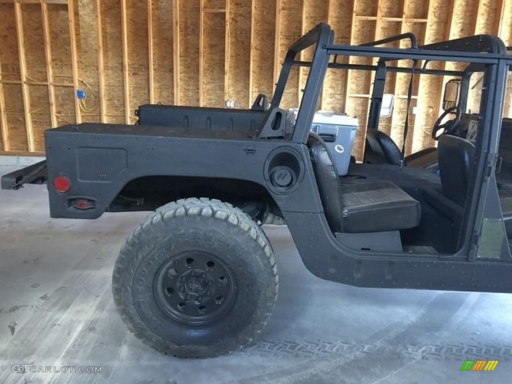Matte Black 1991 Hummer H1 Soft Top Exterior Photo #138512814