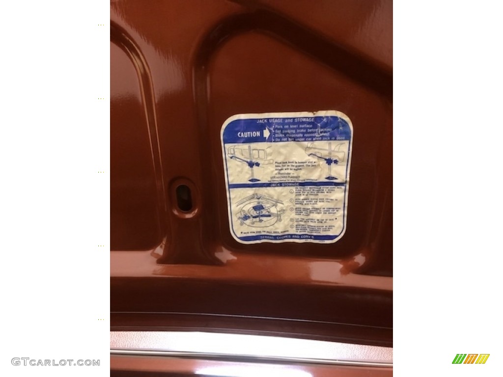 1971 Pontiac Grand Prix Model J Info Tag Photos