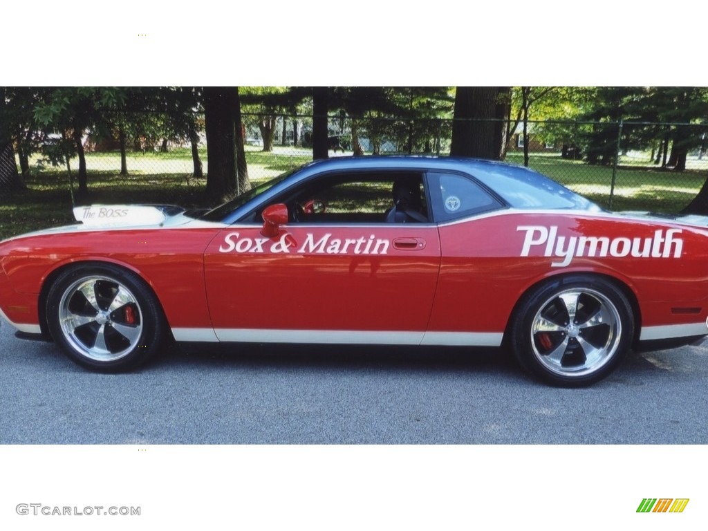 Red/White/Blue 2008 Dodge Challenger Sox and Martin Plymouth Tribute Exterior Photo #138513423