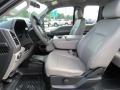 Medium Earth Gray Front Seat Photo for 2017 Ford F250 Super Duty #138514992