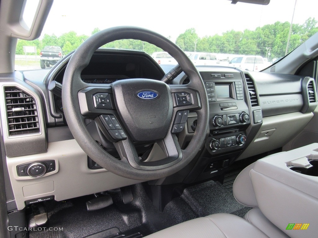 2017 Ford F250 Super Duty XL SuperCab Medium Earth Gray Dashboard Photo #138515088