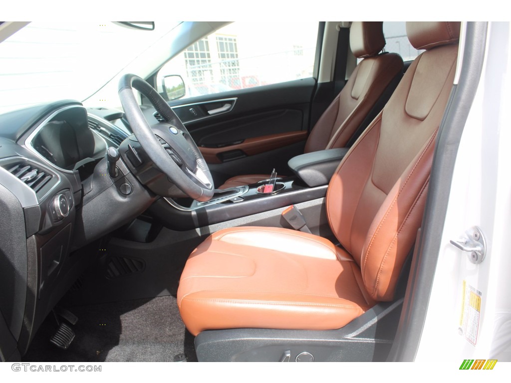 2017 Ford Edge Titanium Front Seat Photo #138516537