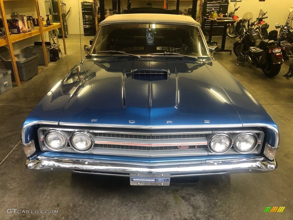 Acapulco Blue 1969 Ford Torino GT Convertible Exterior Photo #138517101