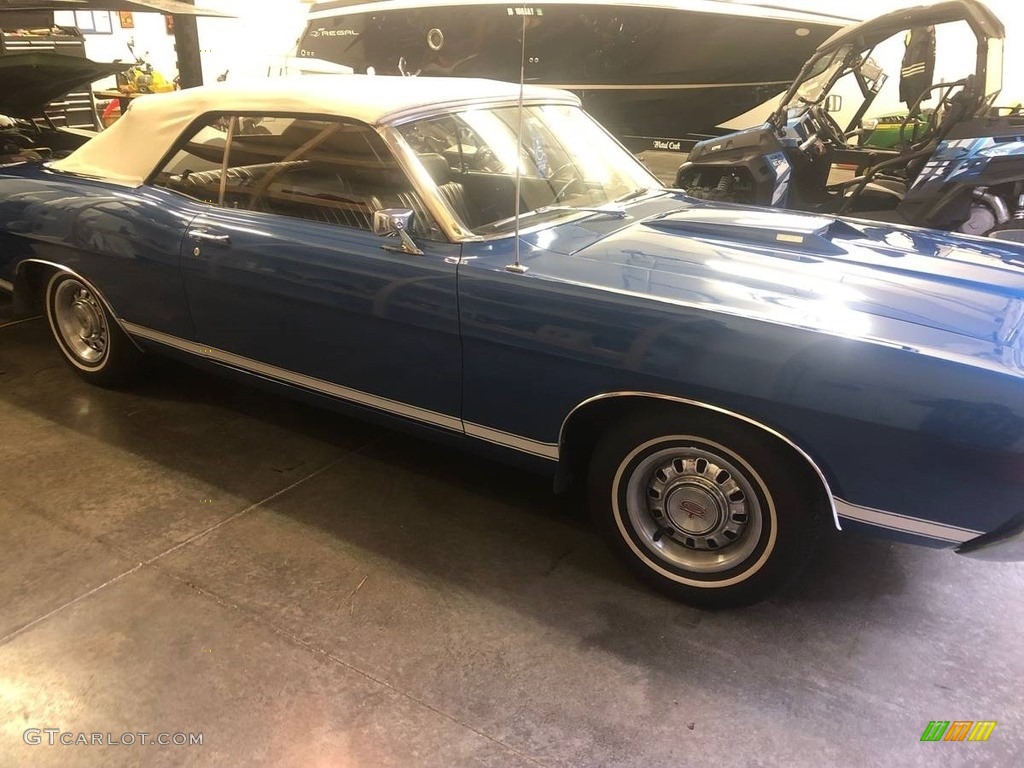 Acapulco Blue 1969 Ford Torino GT Convertible Exterior Photo #138517134