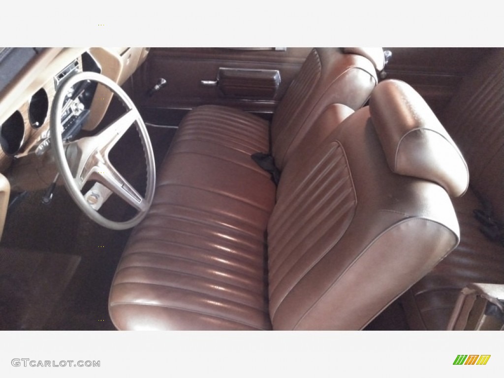 Saddle Interior 1972 Pontiac LeMans Coupe Photo #138518064