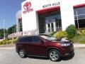 2015 Ooh La La Rouge Mica Toyota Highlander Limited AWD  photo #2