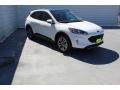 2020 Star White Metallic Tri-Coat Ford Escape SEL  photo #2