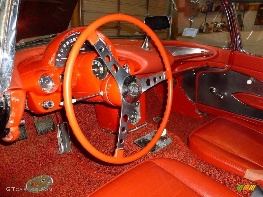 1959 Corvette Convertible - Tuxedo Black / Red photo #3