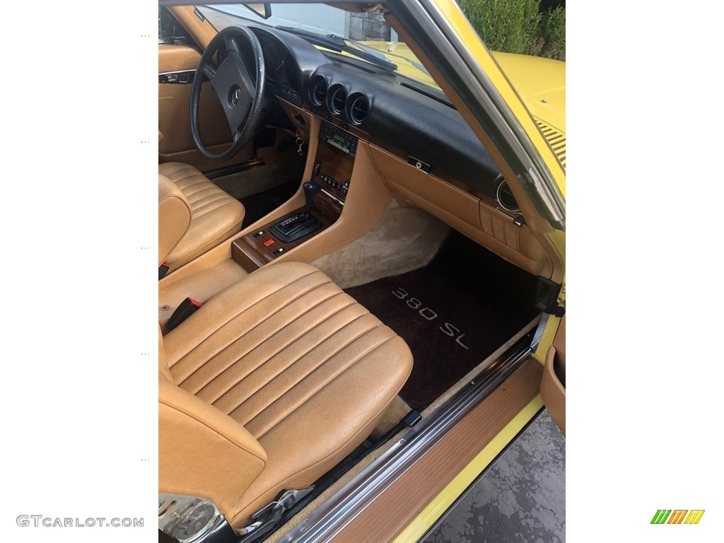 1982 SL Class 380 SL Roadster - Sun Yellow / Palomino photo #18