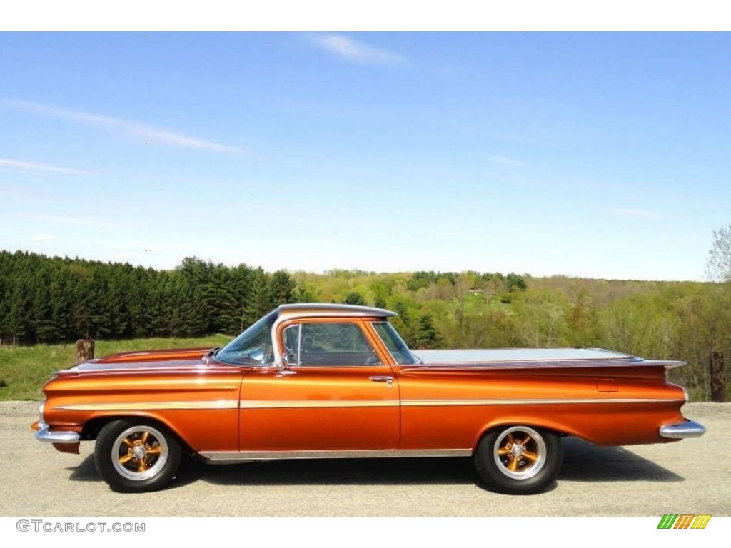 Gothic Gold Poly 1959 Chevrolet El Camino Standard El Camino Model Exterior Photo #138520391