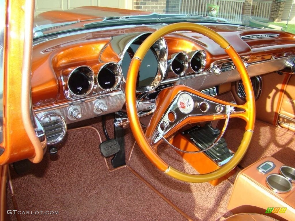 1959 Chevrolet El Camino Standard El Camino Model Copper/Mauve Dashboard Photo #138520687