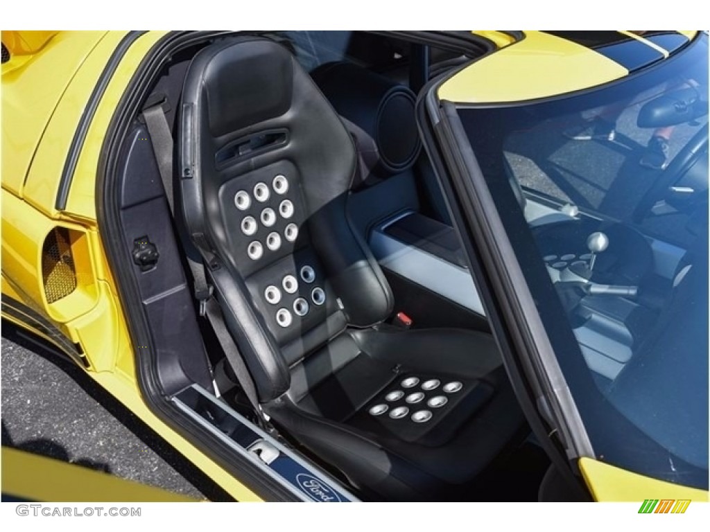 Ebony Black Interior 2005 Ford GT Standard GT Model Photo #138521380