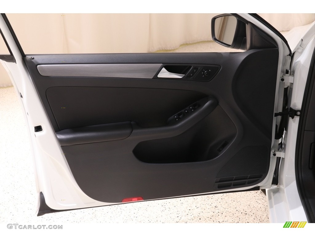 2017 Volkswagen Jetta Sport Black/Ceramique Door Panel Photo #138521754