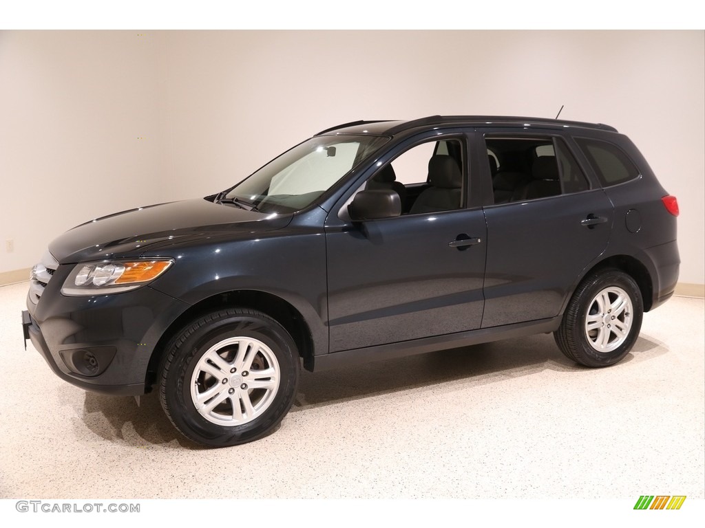 2012 Santa Fe GLS AWD - Pacific Blue Pearl / Gray photo #3