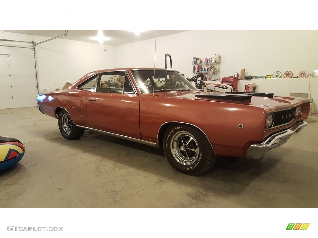 1968 Super Bee Coupe - Bronze Metallic / Black photo #1