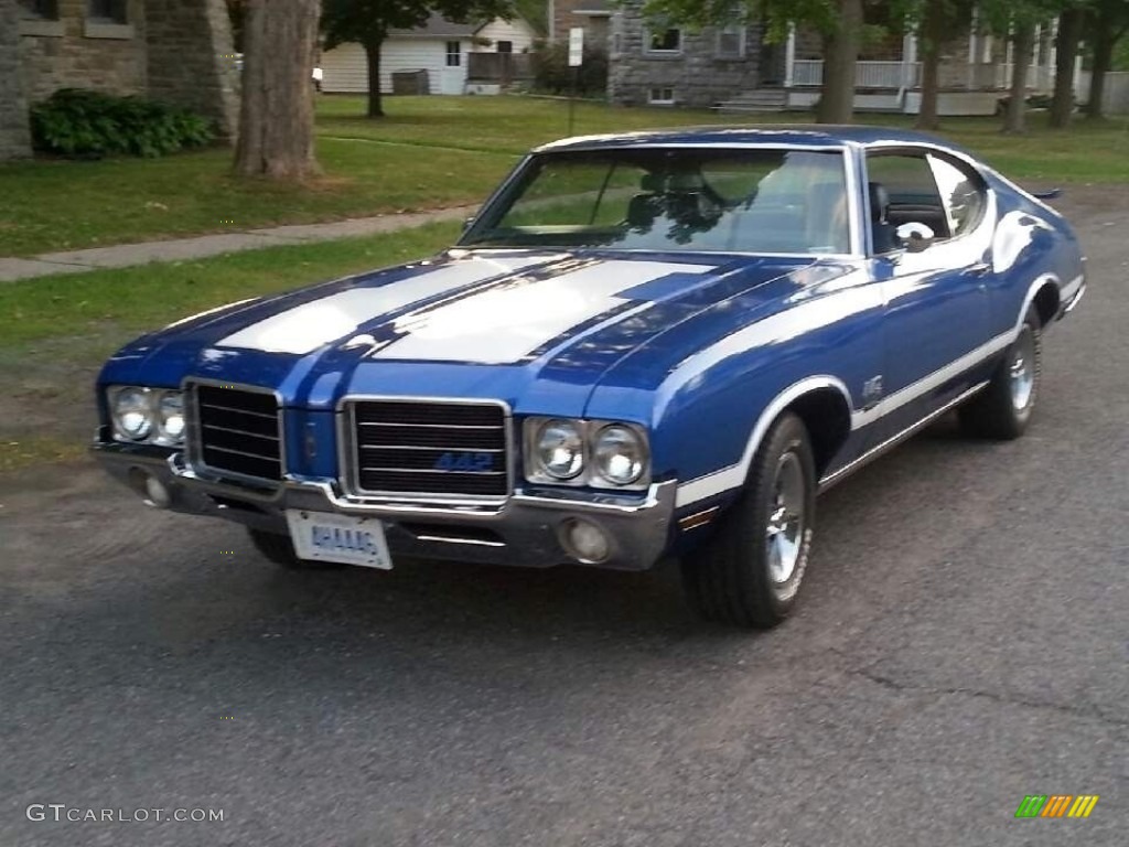 1971 442 Hardtop Coupe - Blue / Blue photo #1