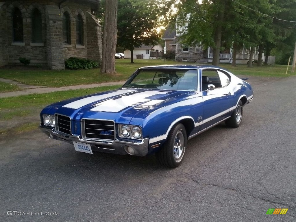 1971 442 Hardtop Coupe - Blue / Blue photo #4