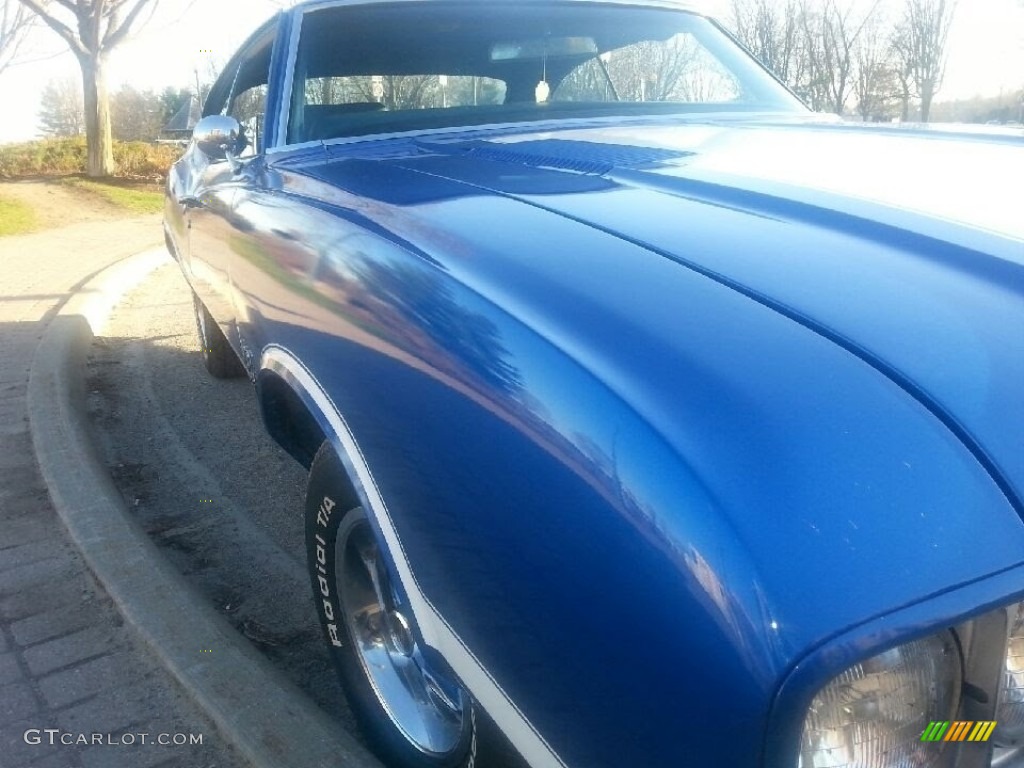 1971 442 Hardtop Coupe - Blue / Blue photo #8