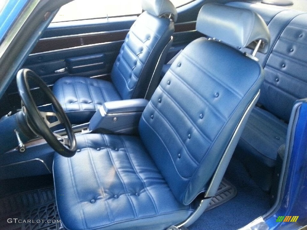 1971 442 Hardtop Coupe - Blue / Blue photo #14