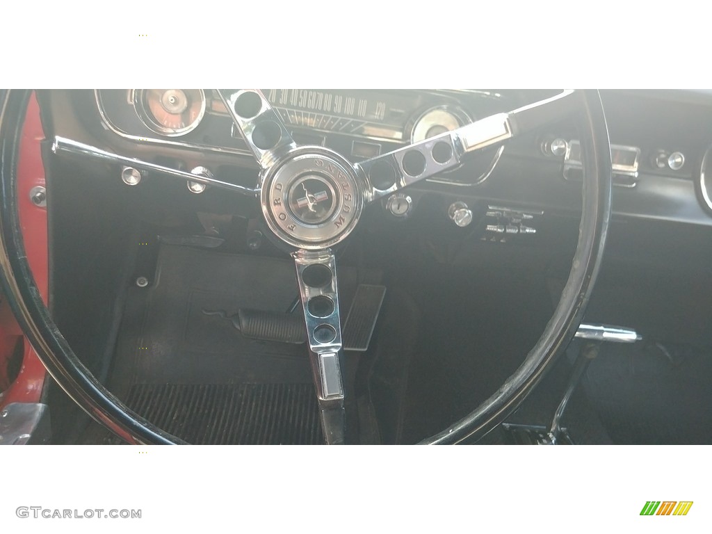 1964 Mustang Coupe - Rangoon Red / Black photo #5