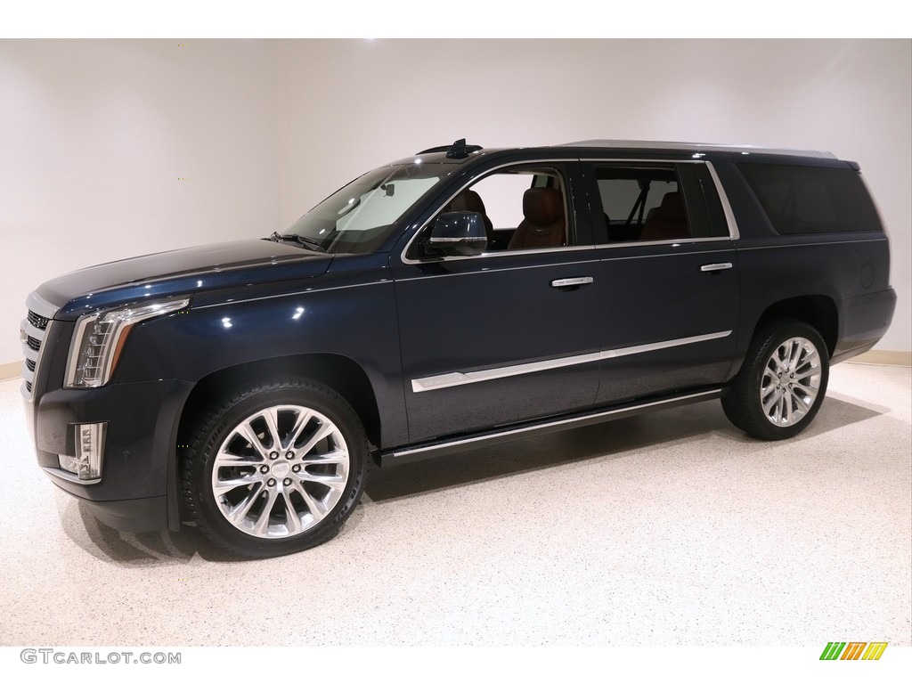 Dark Adriatic Blue Metallic 2019 Cadillac Escalade Premium Luxury 4WD Exterior Photo #138524037