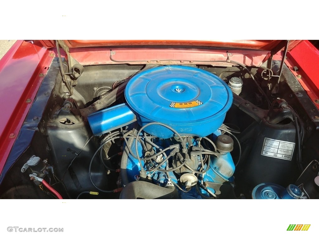 1964 Mustang Coupe - Rangoon Red / Black photo #7