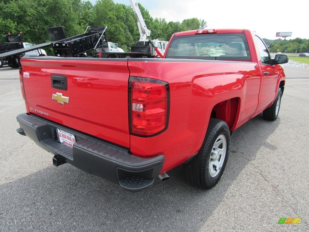 2016 Silverado 1500 WT Regular Cab - Red Hot / Jet Black photo #4