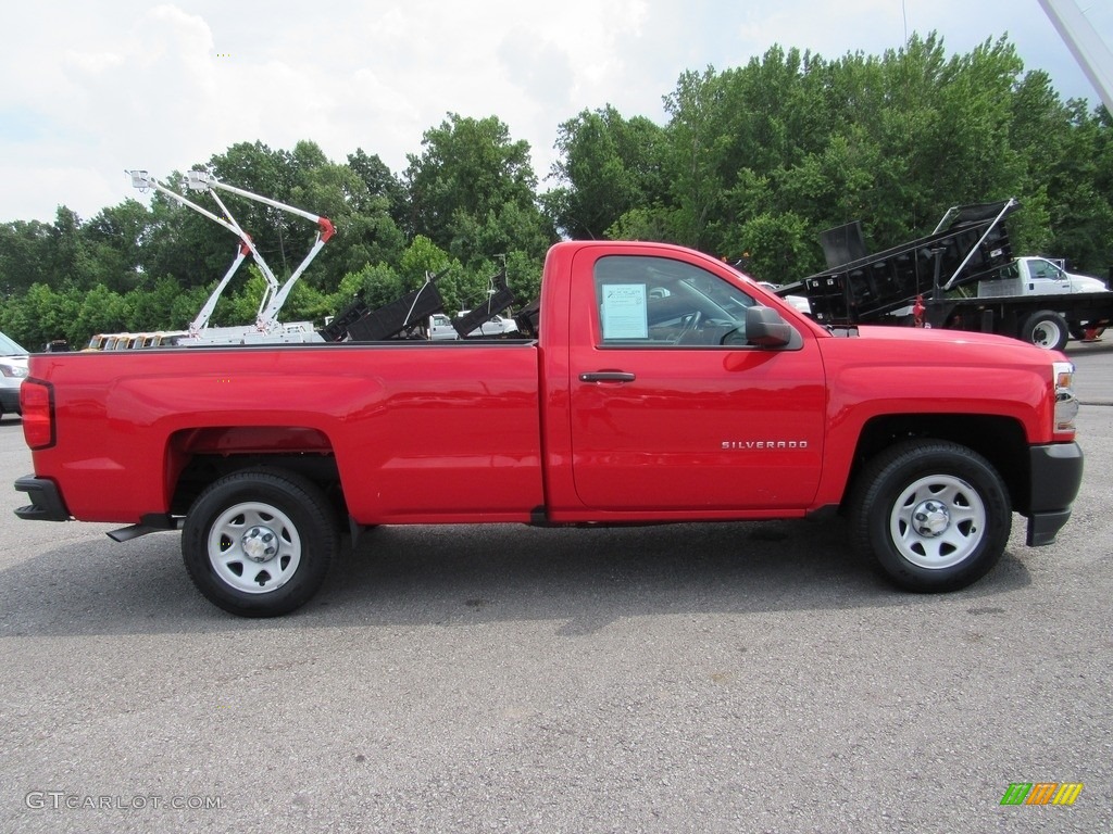 Red Hot 2016 Chevrolet Silverado 1500 WT Regular Cab Exterior Photo #138524093