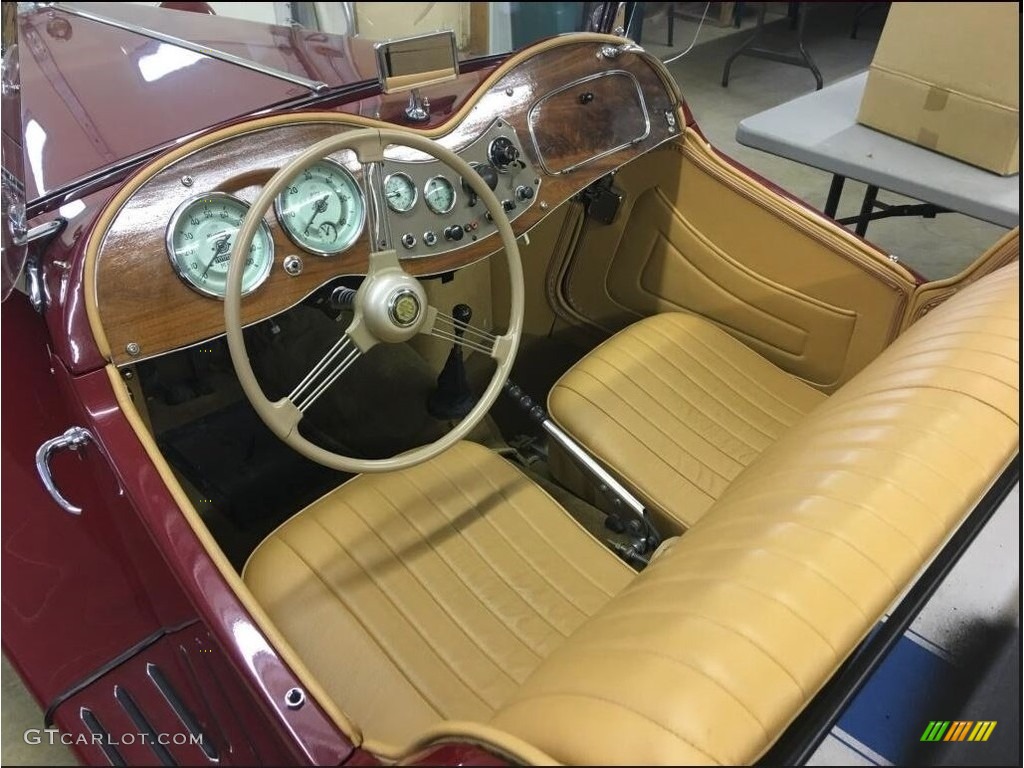 1952 MG TD Roadster Interior Color Photos
