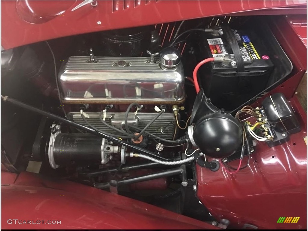 1952 MG TD Roadster 1250 cc XPAG OHV 8-Valve 4 Cylinder Engine Photo #138524181