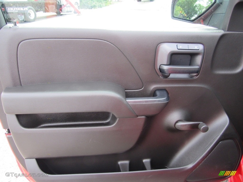 2016 Chevrolet Silverado 1500 WT Regular Cab Jet Black Door Panel Photo #138524262